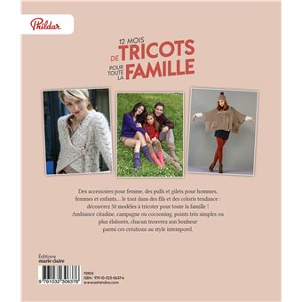 12 mois de tricots pour toute la famille