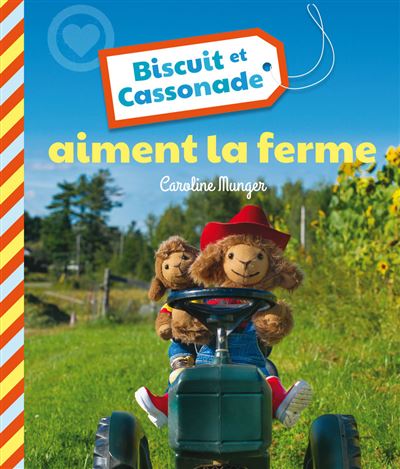 Biscuit et Cassonade aiment la ferme - Caroline Munger - cartonné