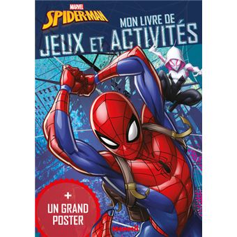Marvel Spider-Man Mon livre de jeux et activités + un grand poster