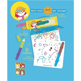 Jeux et coloriages à la mer
