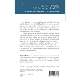 Le patrimoine colonial au Maroc