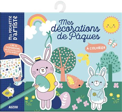 Mes décorations à colorier - pâques - Alice Potter - broché