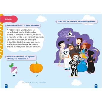 Téo et Nina Milieu de CP Niveau 2 - Téo et Nina fêtent Halloween