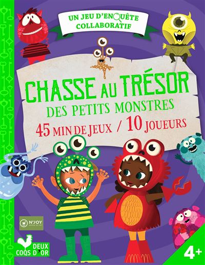 Chasse au trésor des monstres - pochette avec accessoires