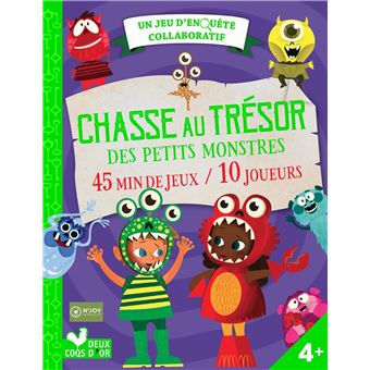 Chasse au trésor des monstres - pochette avec accessoires