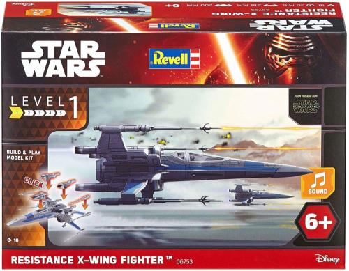 Maquette Star Wars Resistance X-Wing Fighter Revell 6753 Build & Play Model Kit 18 pièces