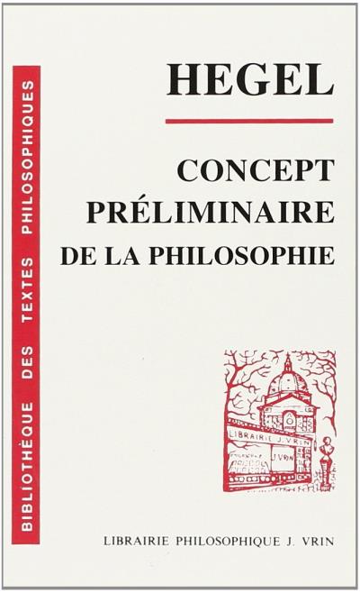 Concept preliminaire