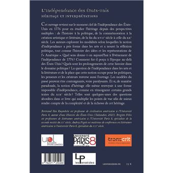 L'indépendance des Etats-Unis