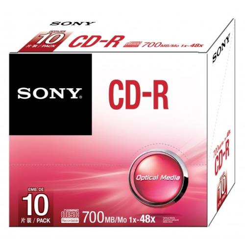 Sony 10CDQ80SS - CD-R x 10 - 700 MB