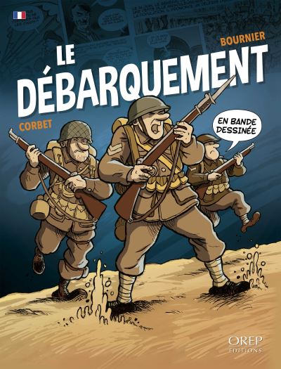 Le débarquement en bande dessinée
