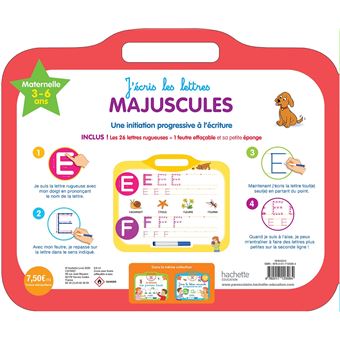 Sami et Julie - Ardoise J'écris les lettres majuscules 3-5 ans