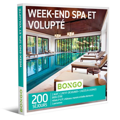Coffret cadeau BONGO Week-end Spa et Volupté - FR