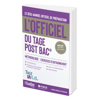 L'officiel du TAGE POST BAC