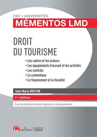 Mémentos LMD : Droit du tourisme