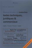 Manuel d'aide à la traduction de textes techniques, juridiques et commerciaux