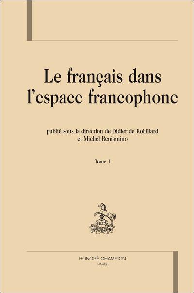 Francais dans espace francophone,1