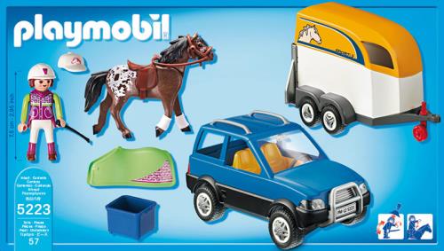 Playmobil - Van & chevaux
