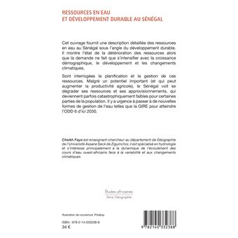 Ressources en eau et développement durable au Sénégal