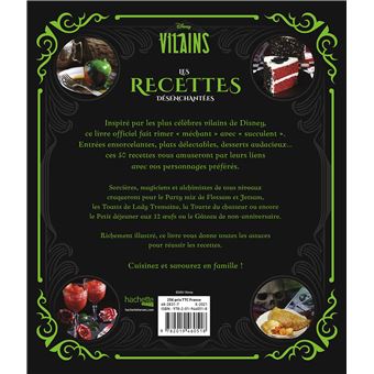 DISNEY VILLAINS - LES RECETTES DESENCHANTEES : : Livre  littérature DISNEY