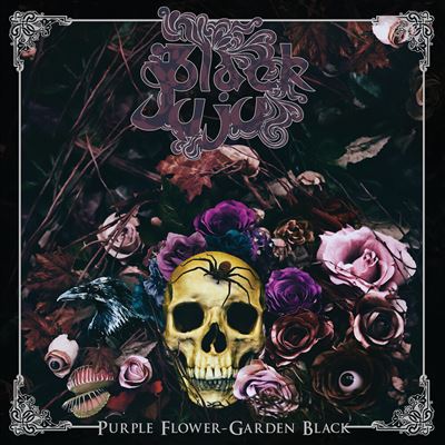 PURPLE FLOWER, GARDEN BLACK