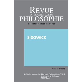 Revue internationale de philosophie 266 (4-2013) sidgwick