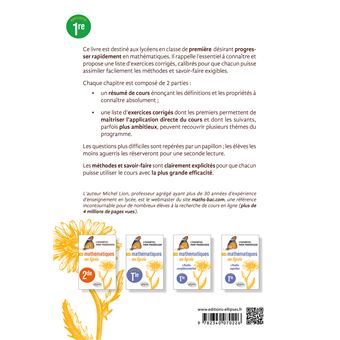Les mathématiques au lycée - Spécialité Première