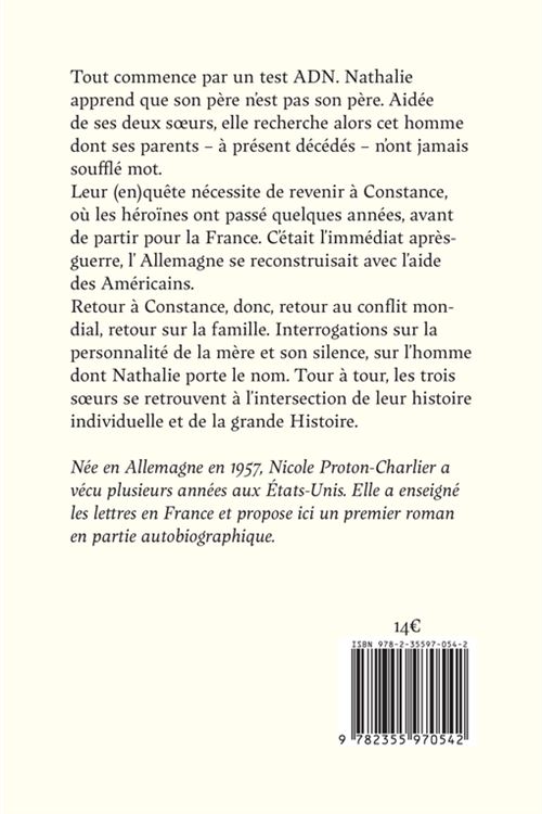 Retour à Constance - broché - Nicole Proton-Charlier, Livre tous