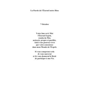 La parole de l'éternel notre dieu