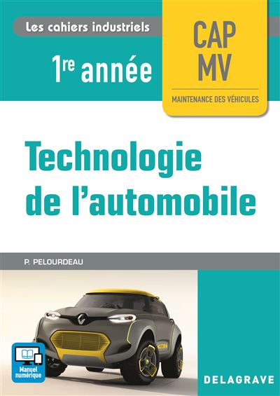 Technologie de l'automobile CAP 1e année - Elève