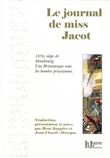 Le journal de Miss Jacot
