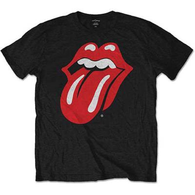 Classic Tongue Black Men Small The Rolling Stones