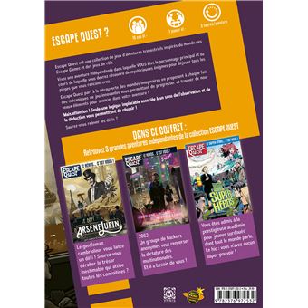 Coffret Escape Quest 4+5+6