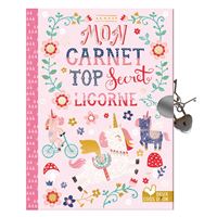 Mon carnet secret Licorne - Set papeterie AUZOU Editions : Chez  Rentreediscount Fournitures scolaires