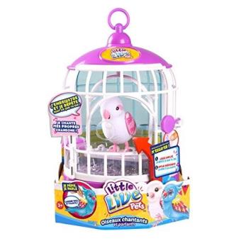 Oiseau Interactif Saison 3 Isabella Rina Little Live Pets Cage Asmokids