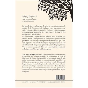 Le francais des affaires aspects pragma-linguistiques