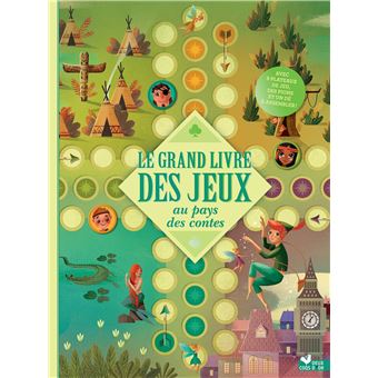 Le grand livre des jeux Contes - livre avec plateaux et pions