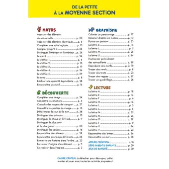 Les incollables - Cahier de vacances Simon - De la PS à la MS - 3-4 ans