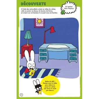 Les incollables - Cahier de vacances Simon - De la PS à la MS - 3-4 ans