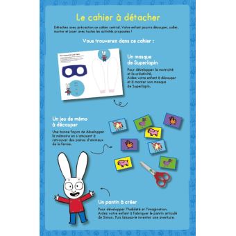 Les incollables - Cahier de vacances Simon - De la PS à la MS - 3-4 ans