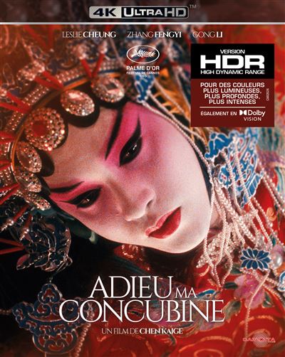 Adieu ma concubine Blu-ray 4K Ultra HD