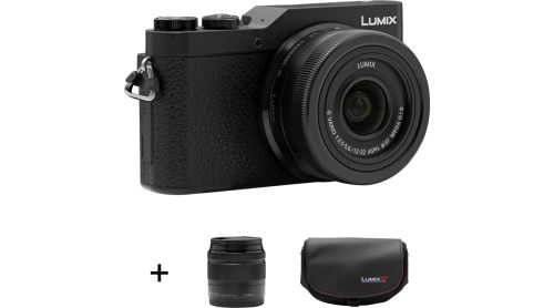 Appareil Photo Hybride Panasonic Dc-Gx800 Noir+12-32Mm+35-100Mm+Sacoche