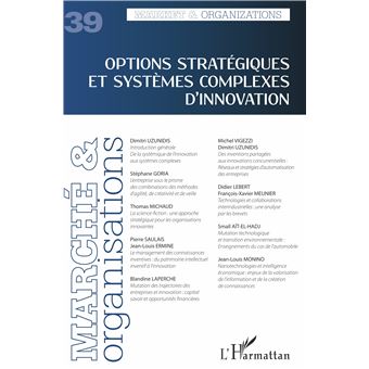 Options stratégiques et systèmes complexes d'innovation