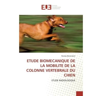 Etude biomecanique de la mobilite de la colonne vertebrale du chien