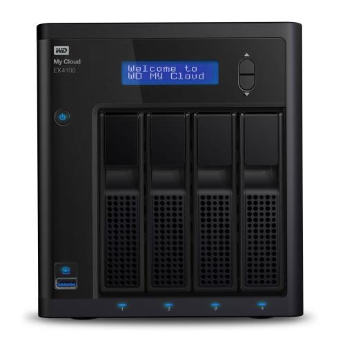Serveur NAS Western Digital My Cloud EX4100 24 To Noir