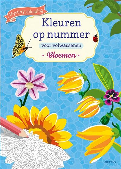 Zuidnederlandse Uitgeverij (znu) Kleuren op nummer voor volwassenen - bloemen