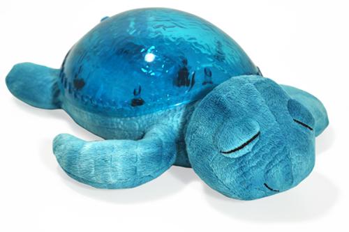 CLOUD B Veilleuse tortue musicale et lumineuse bleue en fibres recycl&eacute;es - TU