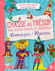 Chasse au trésor des super héros et héroïnes - pochette avec accessoires