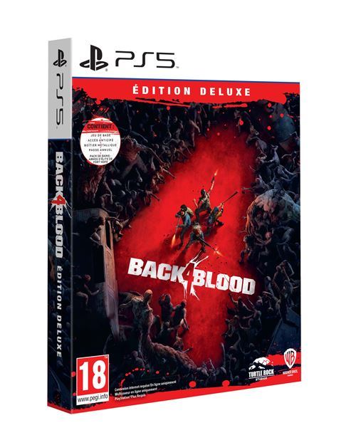 Pochette avant du jeu Back 4 Blood Edition Deluxe PS5
