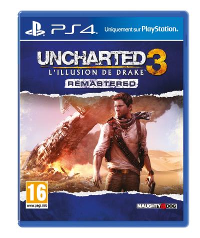 Uncharted 3 L'illusion de Drake Edition Remastérisée PS4  - Sony reconditionné disponible sur Fnac