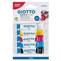 Pack de 5 tubes de gouache Giotto 10 ml